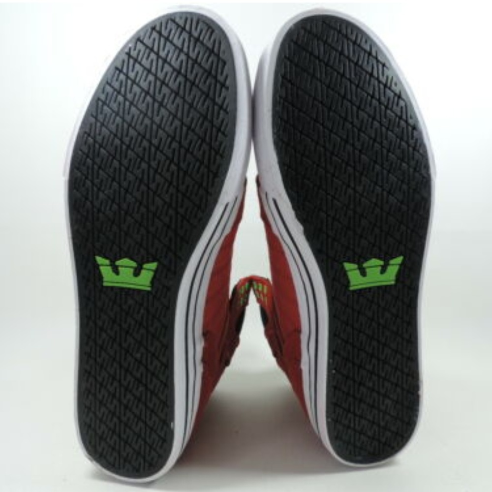 Supra SKYTOP Mens Shoes Red Black - Picture 8 of 8